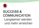 Success & Communication